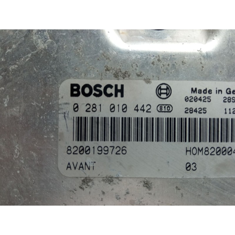 Recambio de centralita motor uce para renault scénic i monospace (ja0/1_, fa0_) 1.9 dti (ja1u) referencia OEM IAM   