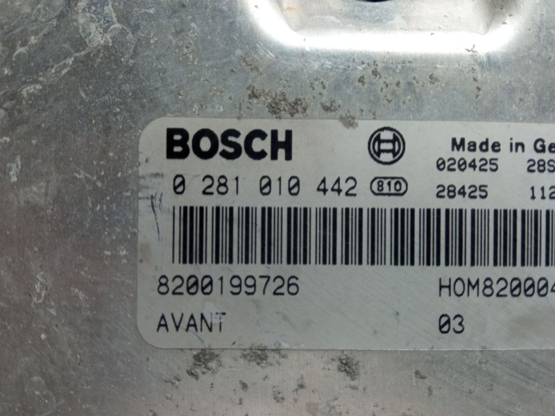 Recambio de centralita motor uce para renault scénic i monospace (ja0/1_, fa0_) 1.9 dti (ja1u) referencia OEM IAM   