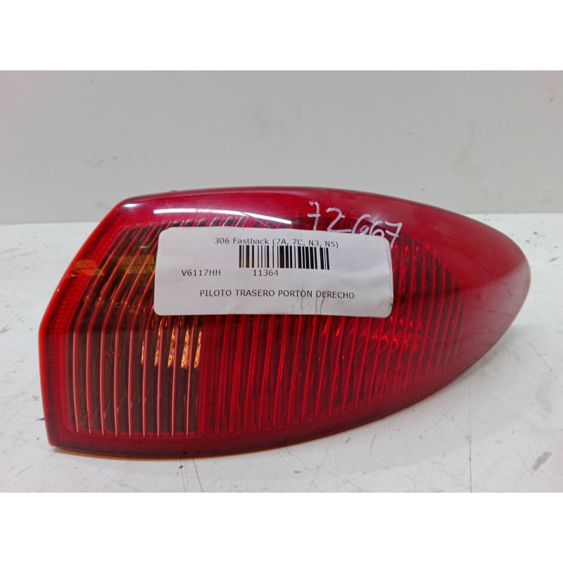 Recambio de piloto trasero porton derecho para peugeot 306 hatchback (7a, 7c, n3, n5) 1.9 d referencia OEM IAM   