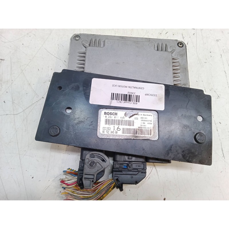 Recambio de centralita motor uce para peugeot 406 coupé (8c) 2.2 hdi referencia OEM IAM 96521843809640938180 EDC15C2 0281011446 Recambio de centralita motor uce para peugeot 406 coupé (8c) 2.2 hdi referencia OEM IAM 96521843809640938180 EDC15C2 0281011446