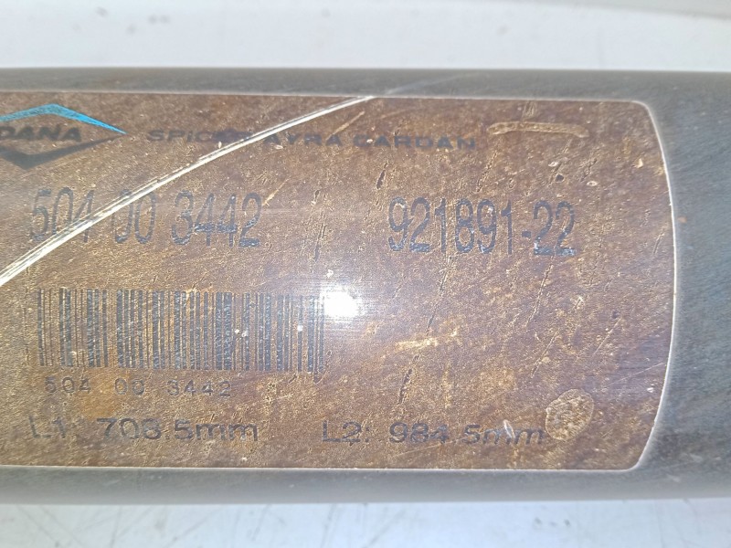 Recambio de transmision central para iveco daily iv furgoneta 29l10 v referencia OEM IAM 504003442  92189122