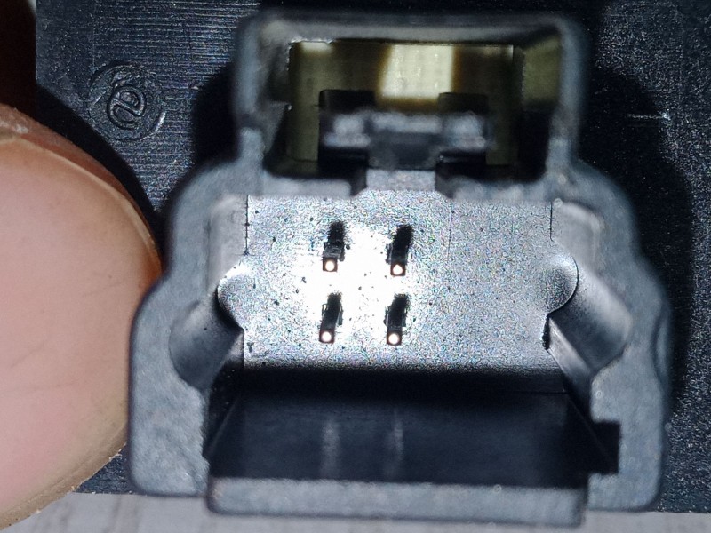 Recambio de mando elevalunas trasero izquierdo para peugeot 307 sw (3h) 1.6 hdi 90 referencia OEM IAM 96360166XT  