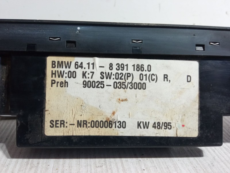 Recambio de mando climatizador para bmw 5 (e39) 523 i referencia OEM IAM 90025-035/3000  