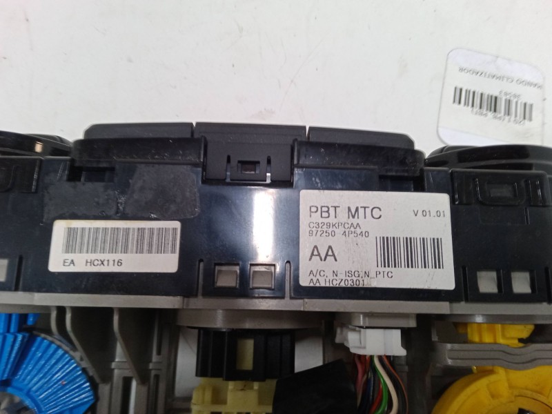 Recambio de mando climatizador para hyundai i20 i (pb, pbt) 1.2 referencia OEM IAM 972504P540  C329KPCAA