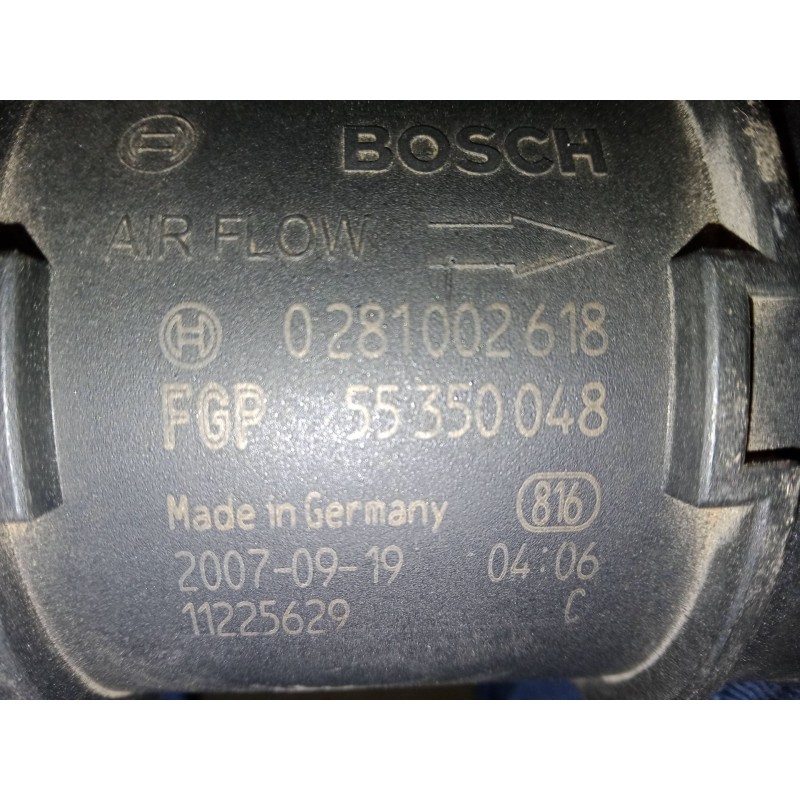 Recambio de caudalimetro para opel combo tour 1.3 cdti 16v referencia OEM IAM 0281002618.55350048  