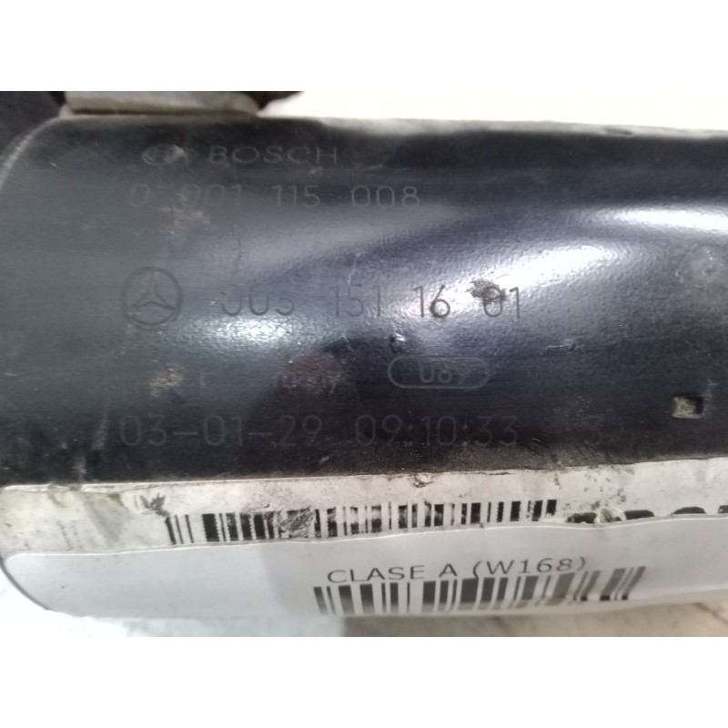 Recambio de motor arranque para mercedes-benz clase a (w168) a 170 cdi (168.009, 168.109) referencia OEM IAM 0051511601  0001115