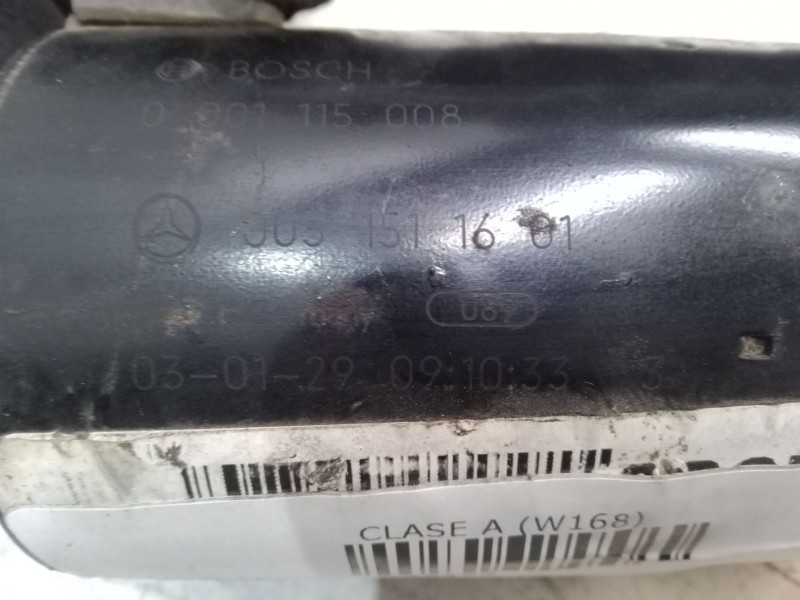 Recambio de motor arranque para mercedes-benz clase a (w168) a 170 cdi (168.009, 168.109) referencia OEM IAM 0051511601  0001115