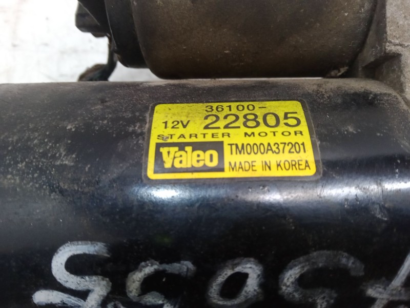 Recambio de motor arranque para hyundai getz (tb) 1.4 i referencia OEM IAM 3610022805  TM000A37201