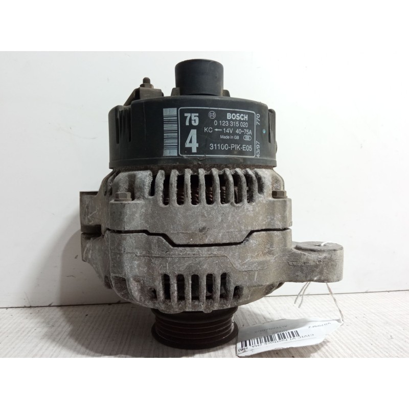 Recambio de alternador para honda civic vi fastback (ma, mb) 1.5 16v (mb3) referencia OEM IAM 0123315020  31100-PIK-E03