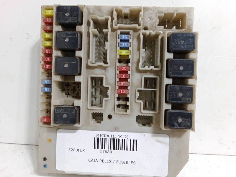 Recambio de caja reles / fusibles para nissan micra iii (k12) 1.5 dci referencia OEM IAM   