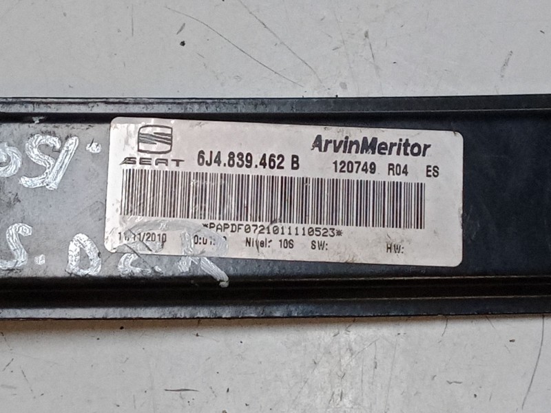 Recambio de elevalunas trasero derecho para seat ibiza iv (6j5, 6p1) 1.2 referencia OEM IAM 6J4839461B  