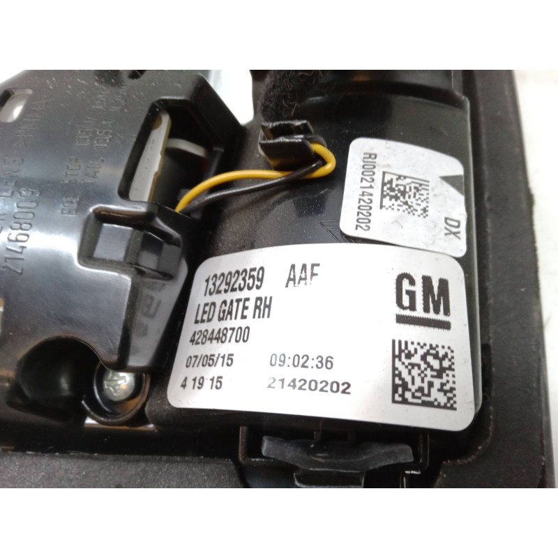 Recambio de piloto trasero porton derecho para opel zafira tourer c (p12) 1.4 lpg (75) referencia OEM IAM   