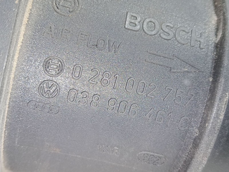 Recambio de caudalimetro para seat leon (1m1) 1.9 tdi referencia OEM IAM 0281002757.038906461C  