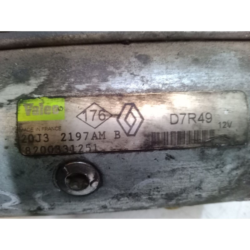 Recambio de motor arranque para renault scénic ii (jm0/1_) 1.9 dci (jm0g, jm12, jm1g, jm2c) referencia OEM IAM 8200331251 11 DIE