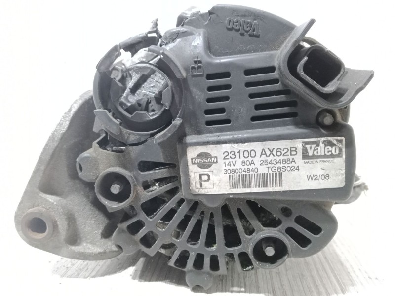 Recambio de alternador para ford fiesta v (jh_, jd_) 1.6 16v referencia OEM IAM 23100AX62B 2543488A TG8S024
