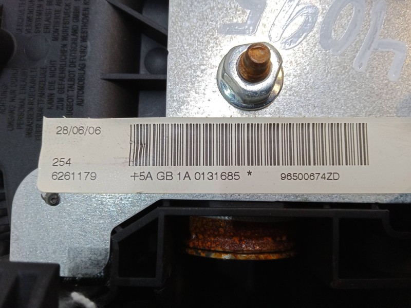 Recambio de airbag volante para peugeot 207/207+ (wa_, wc_) 1.4 16v referencia OEM IAM 96500674ZD  
