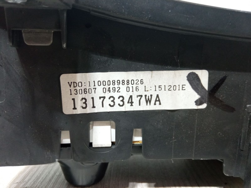 Recambio de cuadro instrumentos para opel combo furgoneta/monovolumen 1.3 cdti 16v referencia OEM IAM 13173347WA  110008988026