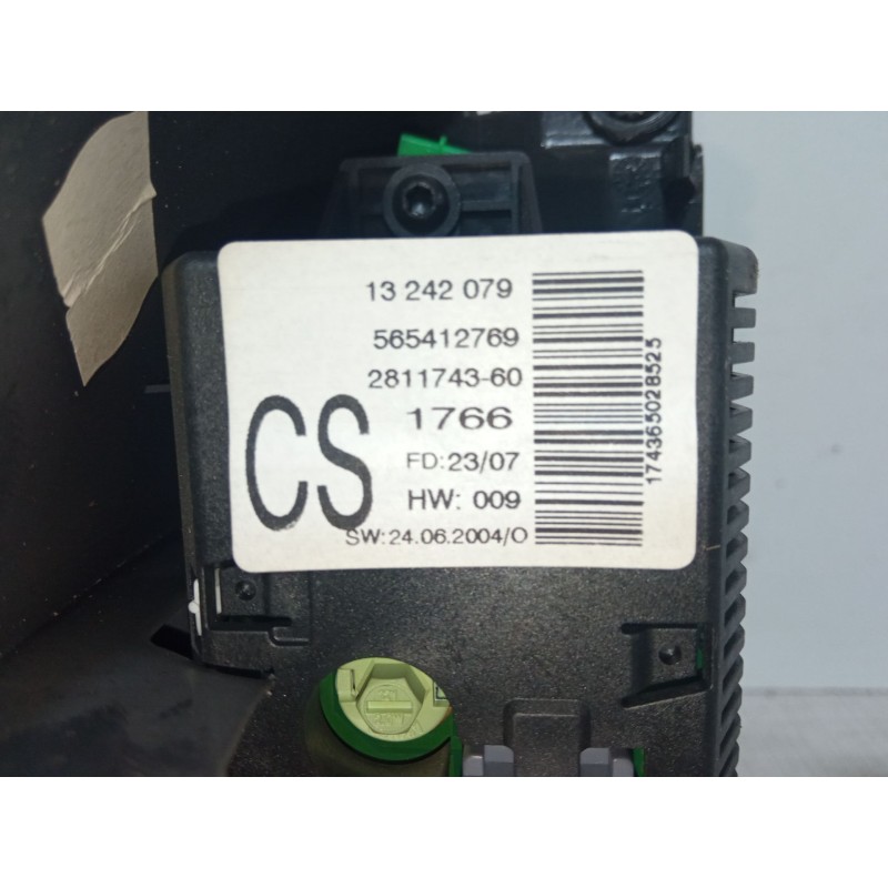 Recambio de pantalla interior reloj para opel combo furgoneta/monovolumen 1.3 cdti 16v referencia OEM IAM 13242079 565412769 281