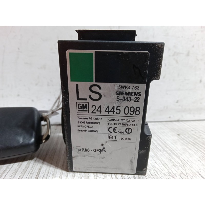 Recambio de clausor para opel zafira a monospace (t98) 2.0 dti 16v (f75) referencia OEM IAM 24445098  5WK4763