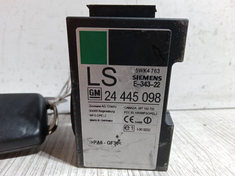 Recambio de clausor para opel zafira a monospace (t98) 2.0 dti 16v (f75) referencia OEM IAM 24445098  5WK4763