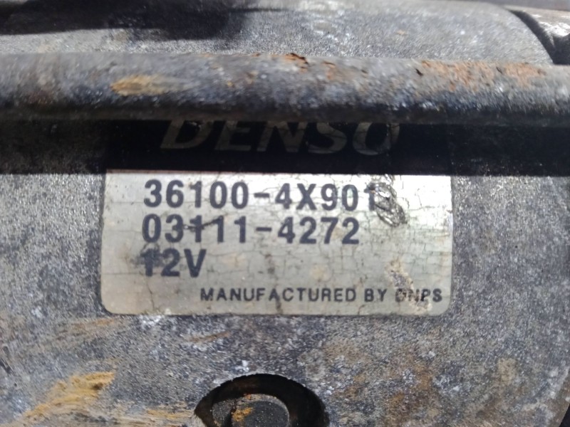 Recambio de motor arranque para kia carnival / grand carnival iii (vq) 2.9 crdi referencia OEM IAM 361004X901  
