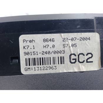 MANDO CLIMATIZADOR 13122963 