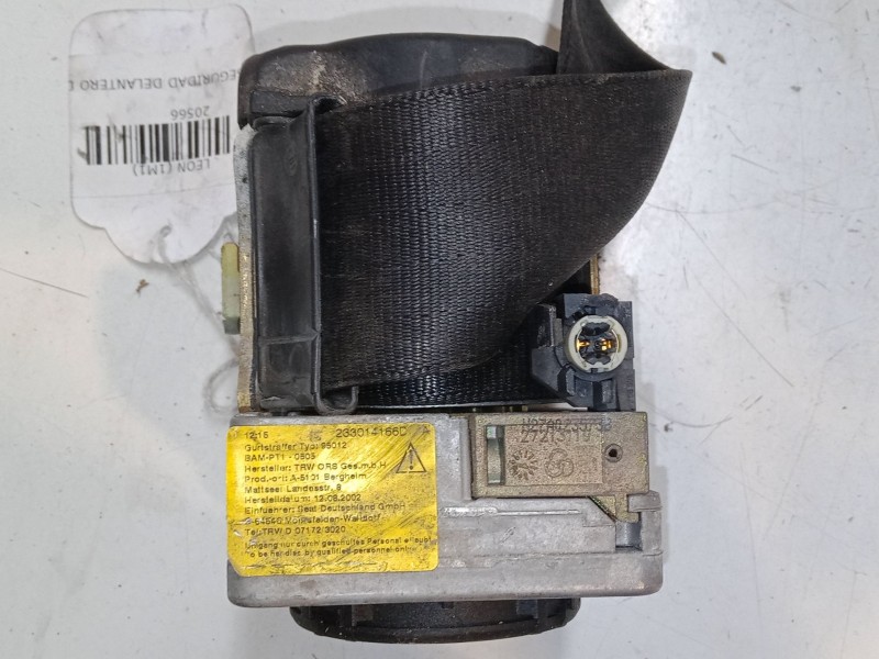 Recambio de cinturon seguridad delantero derecho para seat leon (1m1) 1.6 16 v referencia OEM IAM   