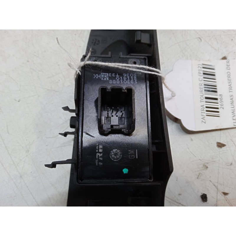 Recambio de mando elevalunas trasero derecho para opel zafira tourer c (p12) 1.4 lpg (75) referencia OEM IAM 13301888  