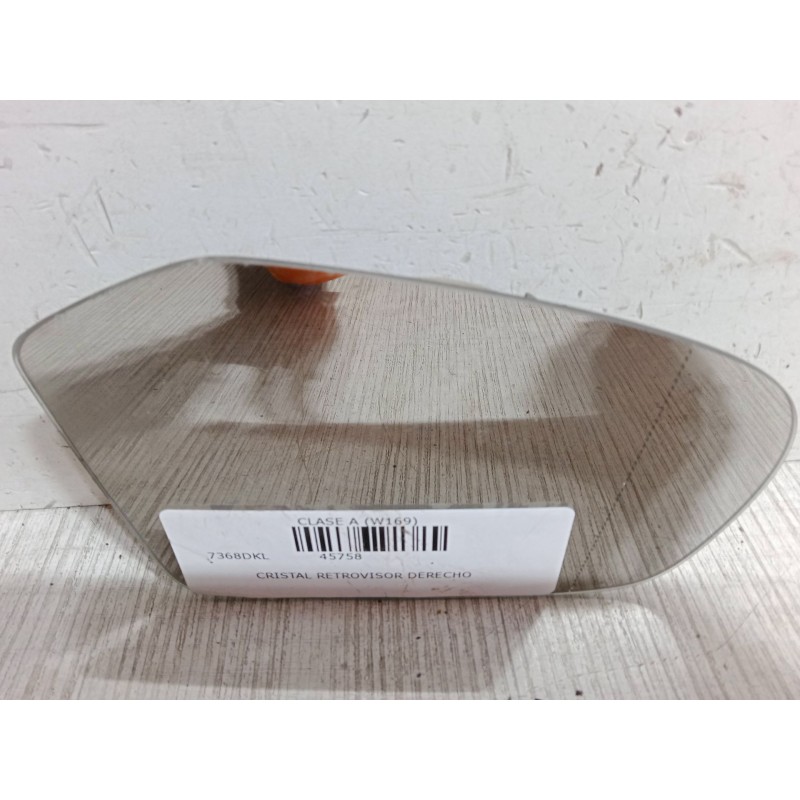 Recambio de cristal retrovisor derecho para mercedes-benz clase a (w169) a 150 (169.031, 169.331) referencia OEM IAM   
