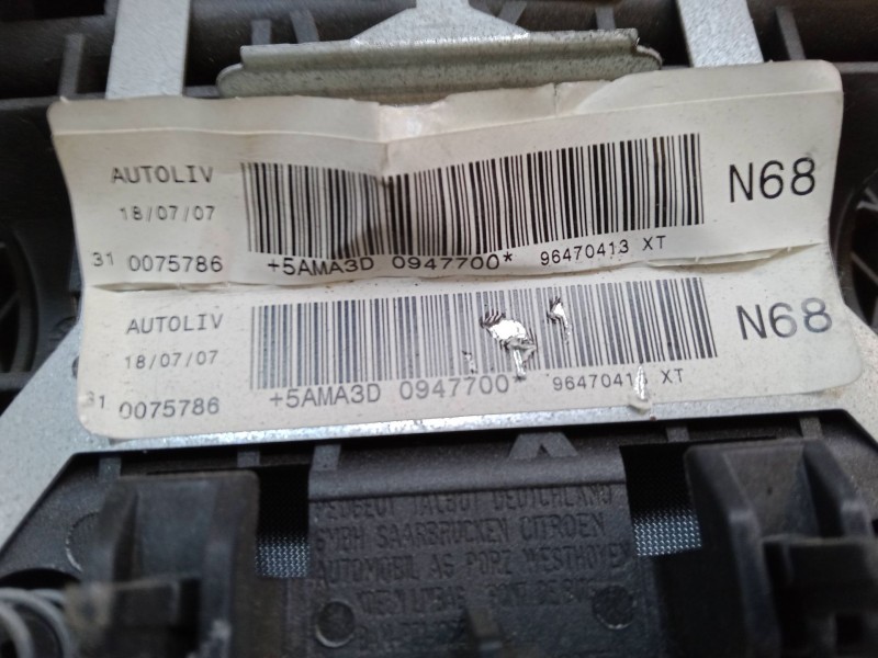 Recambio de airbag volante para citroën xsara picasso (n68) 1.6 hdi referencia OEM IAM 96470413XT  