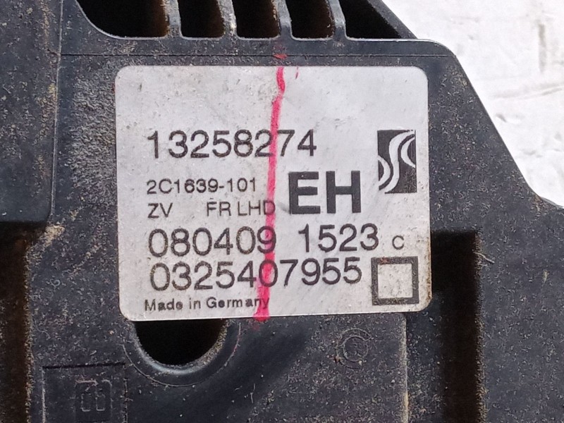 Recambio de cerradura puerta delantera derecha para opel corsa d (s07) 1.2 (l08, l68) referencia OEM IAM 13258274  