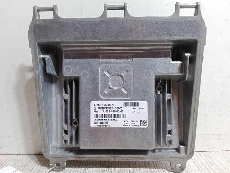 Recambio de centralita motor uce para mercedes-benz clase a (w169) a 150 (169.031, 169.331) referencia OEM IAM A2661534879 5WK90