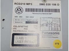 Recambio de radio cd para volkswagen polo v (6r1, 6c1) 1.2 tsi referencia OEM IAM 5M0035156D   2
