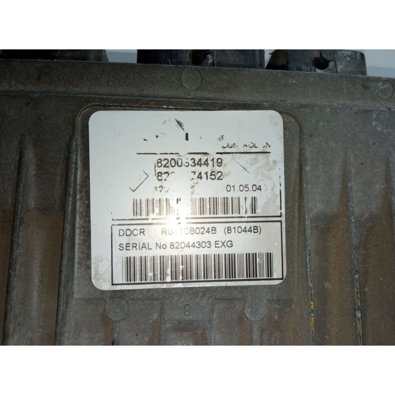 Recambio de centralita motor uce para renault scénic ii (jm0/1_) 1.5 dci (jm02, jm13) referencia OEM IAM 8200334419R0410B024B  8
