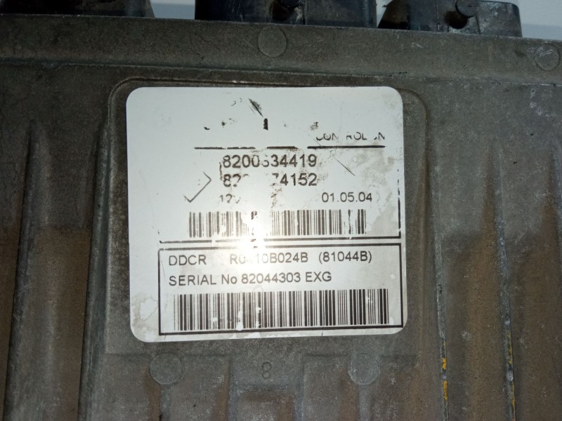 Recambio de centralita motor uce para renault scénic ii (jm0/1_) 1.5 dci (jm02, jm13) referencia OEM IAM 8200334419R0410B024B  8