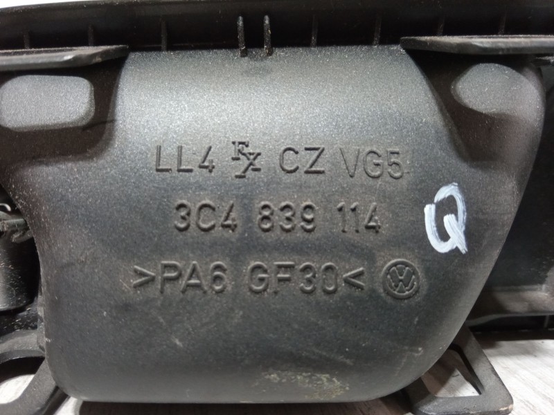 Recambio de maneta interior puerta trasera derecha para volkswagen passat b6 (3c2) 1.9 tdi referencia OEM IAM 3C4839114  