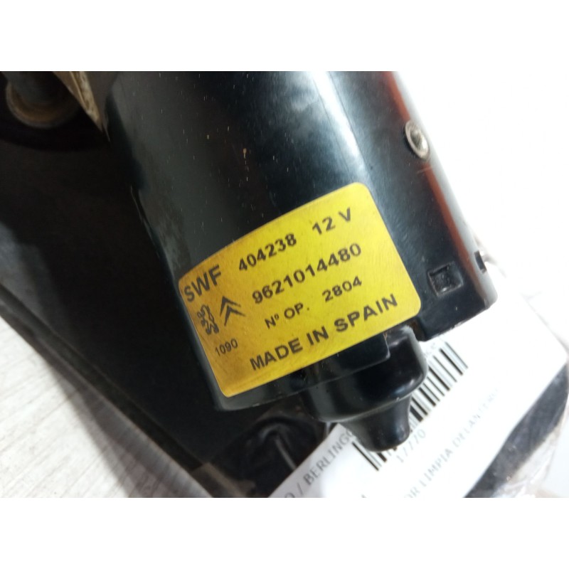 Recambio de motor limpia delantero para citroën berlingo / berlingo first monospace (mf_, gjk_, gfk_) 1.9 d (mfwjz) referencia O