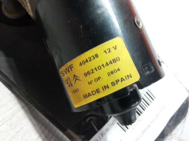 Recambio de motor limpia delantero para citroën berlingo / berlingo first monospace (mf_, gjk_, gfk_) 1.9 d (mfwjz) referencia O