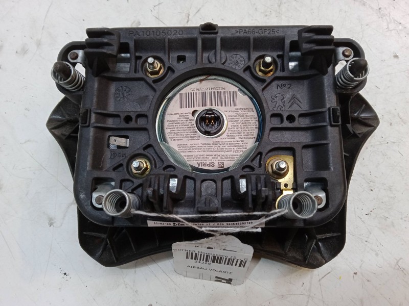 Recambio de airbag volante para peugeot partner monospace (5_, g_) 1.9 d referencia OEM IAM 96454029XT00   Recambio de airbag volante para peugeot partner monospace (5_, g_) 1.9 d referencia OEM IAM 96454029XT00