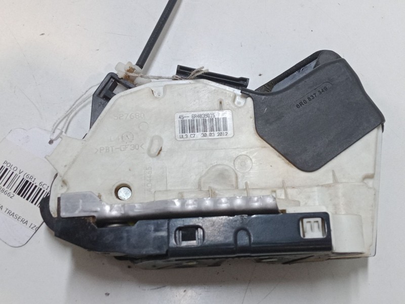Recambio de cerradura puerta trasera izquierda para volkswagen polo v (6r1, 6c1) 1.2 tsi referencia OEM IAM 6R4839015  