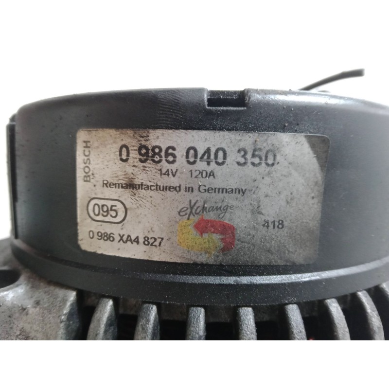 Recambio de alternador para volkswagen passat b5 (3b2) 1.9 tdi referencia OEM IAM 0986040350  