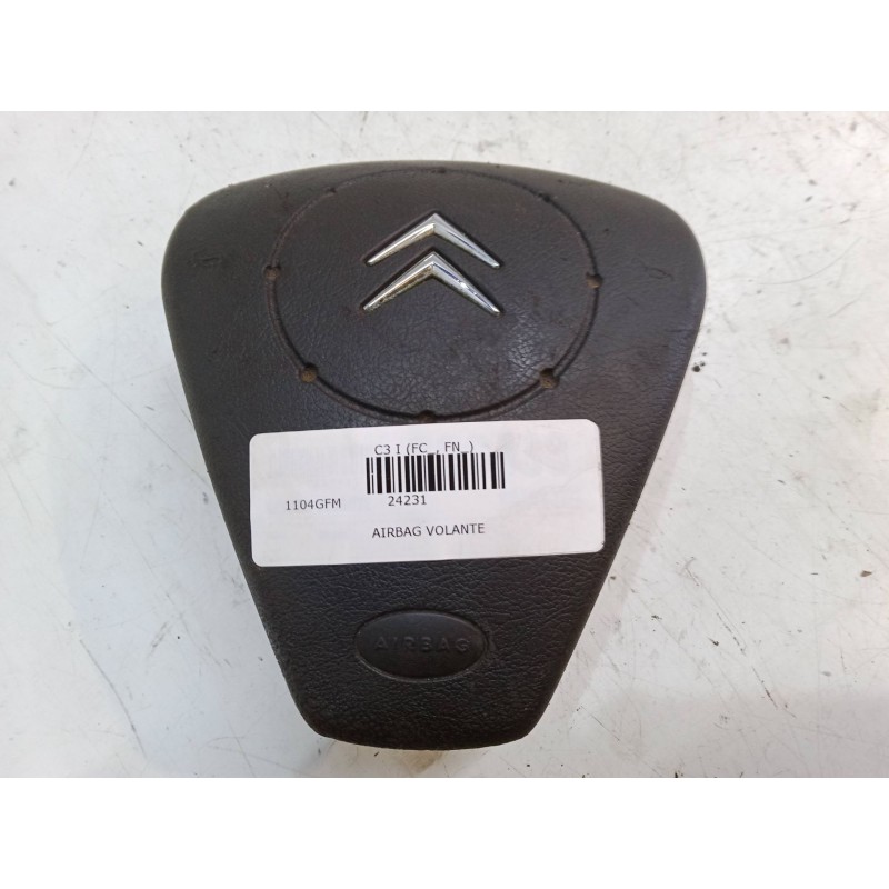 Recambio de airbag volante para citroën c3 i (fc_, fn_) 1.6 16v referencia OEM IAM 96380009VD  