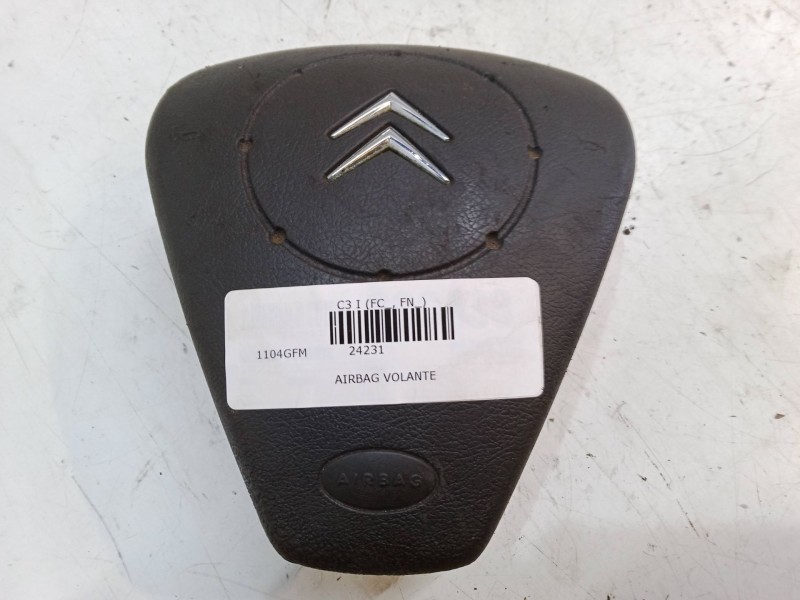 Recambio de airbag volante para citroën c3 i (fc_, fn_) 1.6 16v referencia OEM IAM 96380009VD  
