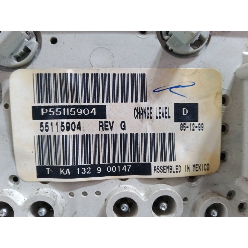 Recambio de mando calefaccion / a/a para jeep grand cherokee ii (wj, wg) 3.1 td 4x4 referencia OEM IAM 55115904REVG  