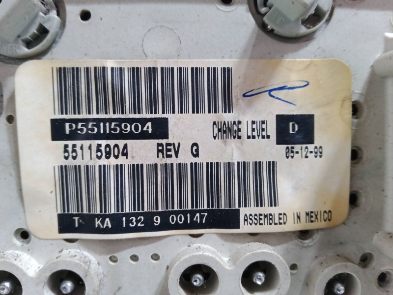 Recambio de mando calefaccion / a/a para jeep grand cherokee ii (wj, wg) 3.1 td 4x4 referencia OEM IAM 55115904REVG  