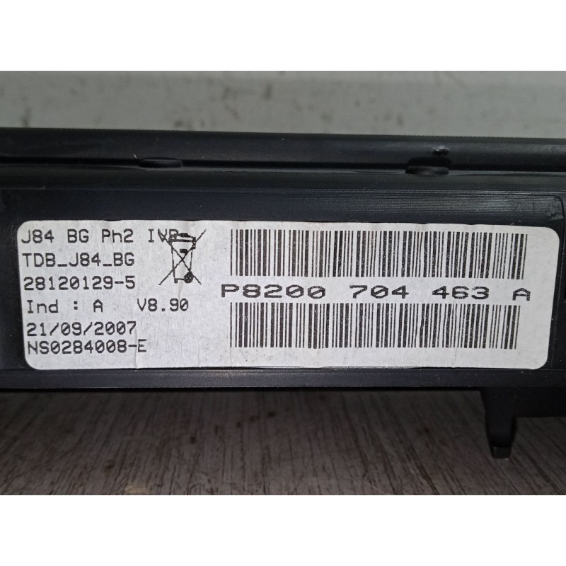 Recambio de cuadro instrumentos para renault scénic ii (jm0/1_) 1.5 dci (jm1e, jm16) referencia OEM IAM   