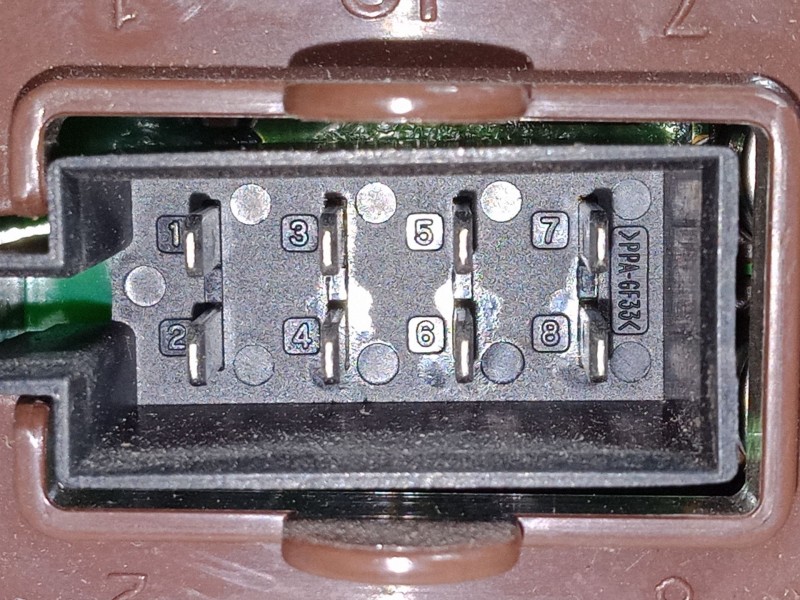 Recambio de mando elevalunas delantero izquierdo para saab 9-3 (ys3f, e79, d79, d75) 2.0 t referencia OEM IAM 12801379  