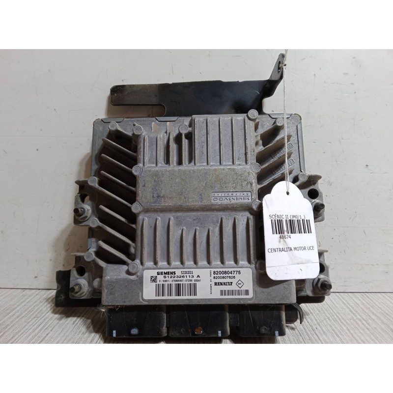 Recambio de centralita motor uce para renault scénic ii (jm0/1_) 1.5 dci (jm1e, jm16) referencia OEM IAM 82008047758200807626 SI