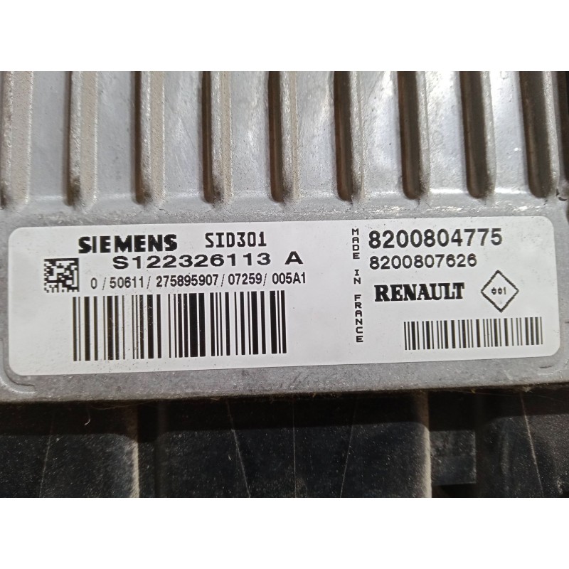 Recambio de centralita motor uce para renault scénic ii (jm0/1_) 1.5 dci (jm1e, jm16) referencia OEM IAM 82008047758200807626 SI