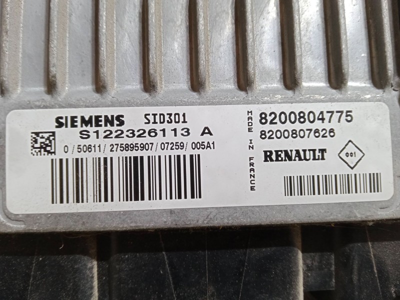 Recambio de centralita motor uce para renault scénic ii (jm0/1_) 1.5 dci (jm1e, jm16) referencia OEM IAM 82008047758200807626 SI